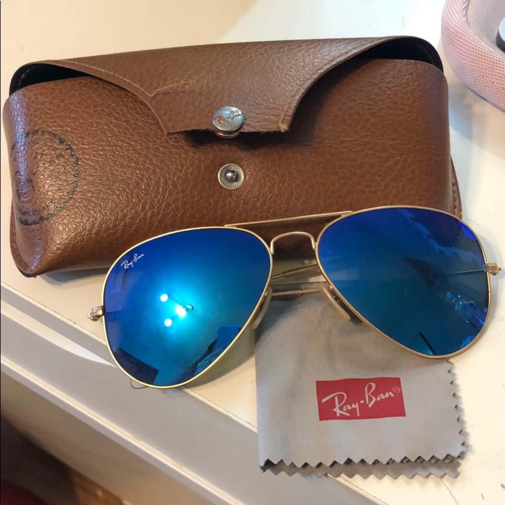 Ray van reflective lenses aviators